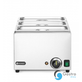  Zestaw: Bemar HENDI RANGER + 3x GN 1/3 z pokrywką, HENDI, GN 1/1, 230V/1000W, 590x332x(H)242mm|...