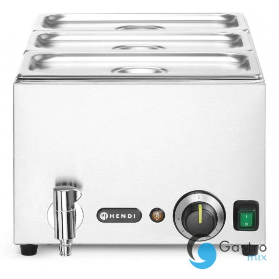 Zestaw: Bemar HENDI Ranger z kranem spustowym + 3x GN 1/3 z pokrywką , HENDI, GN 1/1,| 238868 HENDI 