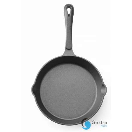 Patelnia żeliwna, czarny, ø200x(H)40mm| 629321 HENDI 