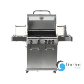  GRILL GAZOWY 4+1 STAL NIERDZEWNA 14,2KW, Z SZYBĄ | YG-20003 YATO