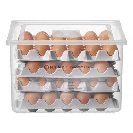 Pojemnik na jajka HENDI OVOBOX 120, GN 2/3, 18L, 355x325x(H)200mm | 870785 HENDI