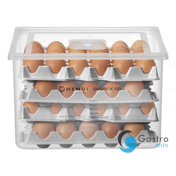 Pojemnik na jajka HENDI OVOBOX 120, GN 2/3, 18L, 355x325x(H)200mm | 870785 HENDI 