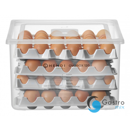 Pojemnik na jajka HENDI OVOBOX 120, GN 2/3, 18L, 355x325x(H)200mm | 870785 HENDI 