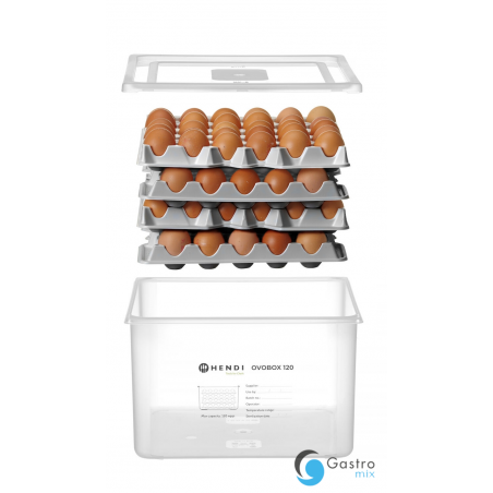 Pojemnik na jajka HENDI OVOBOX 120, GN 2/3, 18L, 355x325x(H)200mm | 870785 HENDI 