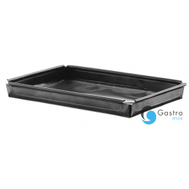 Tacka do pieców konwekcyjno-mikrofalowych, nieprzywierająca, wzmocniona, HENDI, czarny,...