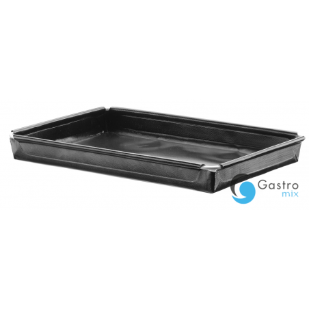 Tacka do pieców konwekcyjno-mikrofalowych, nieprzywierająca, wzmocniona, HENDI, czarny,... 