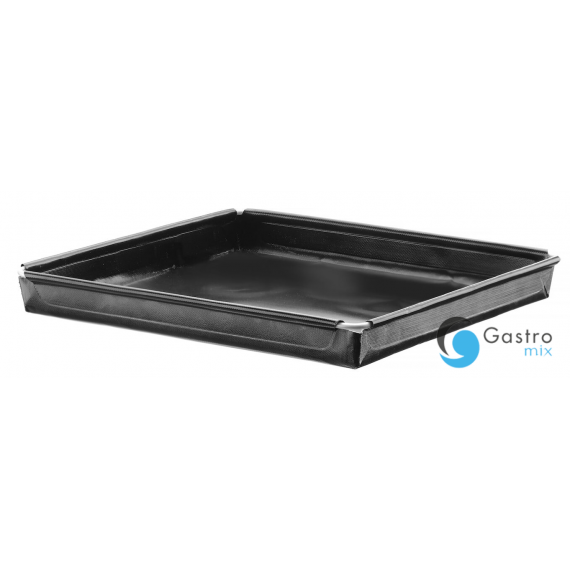 Tacka do pieców konwekcyjno-mikrofalowych, nieprzywierająca, wzmocniona, czarny, 290x290x(H)20mm... 