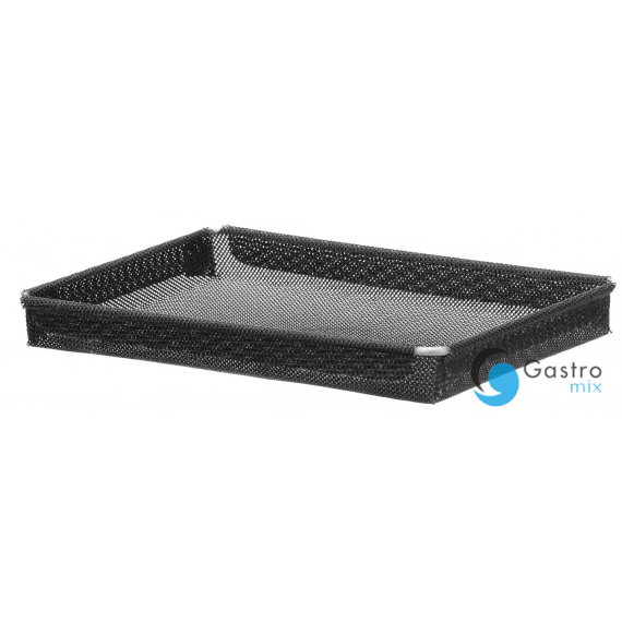 Tacka do pieców konwekcyjno-mikrofalowych, nieprzywierająca, wzmocniona, czarny, 290x190x(H)30mm... 