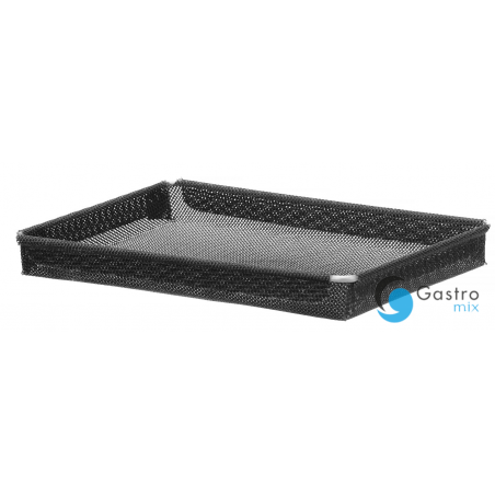 Tacka do pieców konwekcyjno-mikrofalowych, nieprzywierająca, wzmocniona, czarny, 290x190x(H)30mm... 