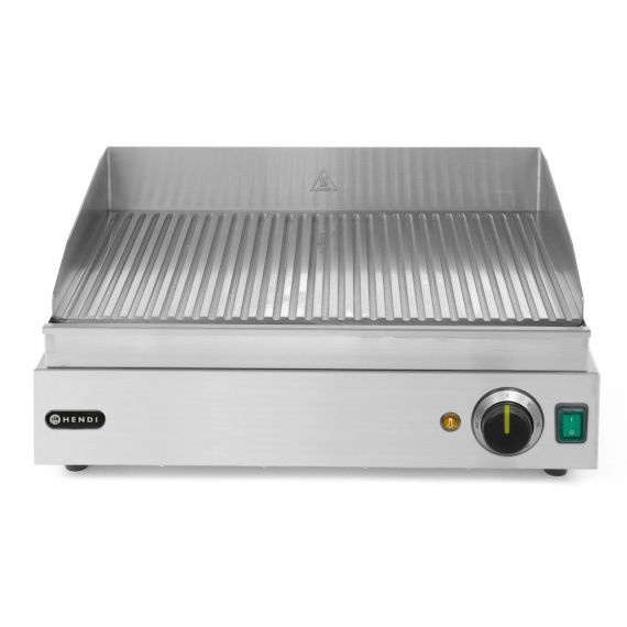 Płyta grillowa żebrowana, HENDI, Profi Line, ryflowana, 230V/2400W, 550x435x(H)245mm | 203170 HENDI 