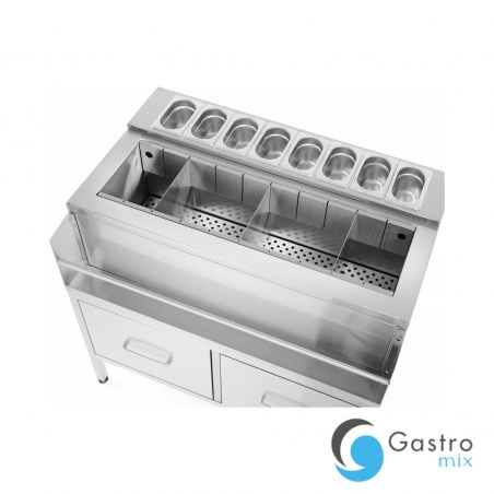 Bostońska Stacja Barowa, 1000x650x(H)900 mm, Barmatic | 200445 FINE DINE 