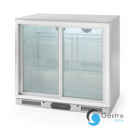 Chłodziarka barowa dwudrzwiowa podblatowa Barmatic Candour, stal nierdzewna | 233771 