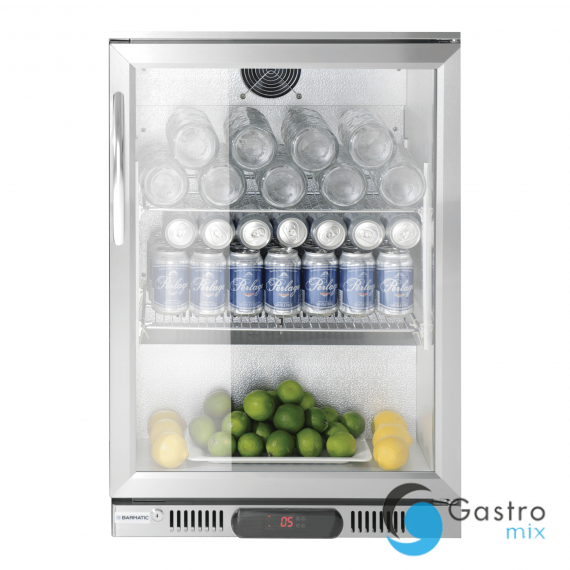 Chłodziarka barowa 108 l jednodrzwiowa podblatowa Barmatic Candour, stal nierdzewna | 235843 fine... 