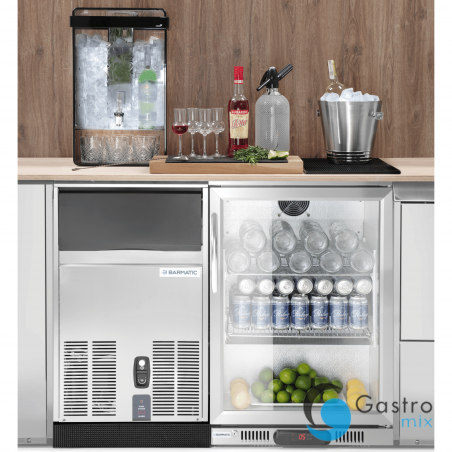 Chłodziarka barowa 108 l jednodrzwiowa podblatowa Barmatic Candour, stal nierdzewna | 235843 fine... 