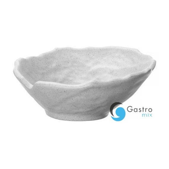 Miska skośna Rock, szara, 232x225x(h)95mm | 562314 fine dine 