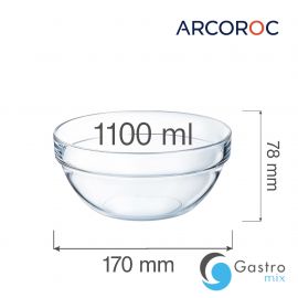  Salaterka Empilable 1,1 l | V7833 fine dine