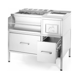 Stacja barowa aperitif Oxygen, 1000x650x(H)900 mm, Barmatic | 200049 FINE DINE