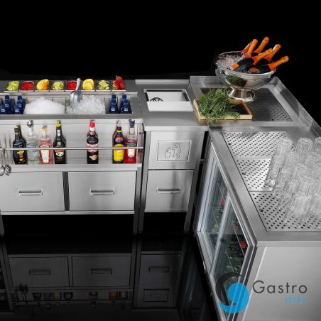 Stacja barowa aperitif Oxygen, 1000x650x(H)900 mm, Barmatic | 200049 FINE DINE 