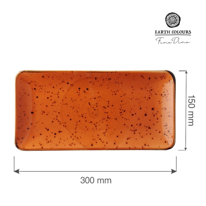 Talerz prostokątny Dahlia, 300x150mm | 769645 FINE DINE