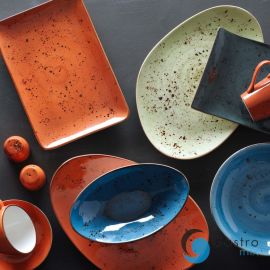  Talerz prostokątny Iris, 300x150mm | 769652 FINE DINE