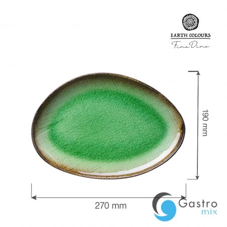 Talerz o organicznym kształcie Beryl, 270x190mm | 769805 FINE DINE 