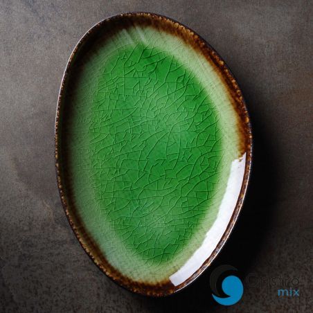 Talerz o organicznym kształcie Beryl, 270x190mm | 769805 FINE DINE 