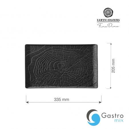 Talerz prostokątny 335x205mm Crust | 769843 FINE DINE 