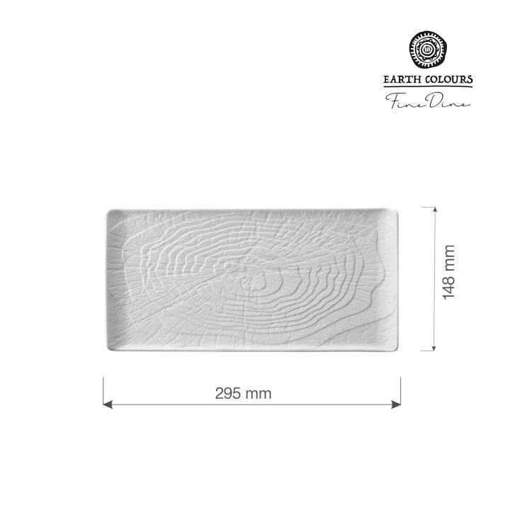 Talerz prostokątny 295x148mm Nordic | 769874 FINE DINE