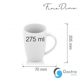  Kubek Paris Bianco 275 ml | 770184 FINE DINE