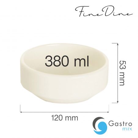 Miska sztaplowana Crema 120 mm | 770689 FINE DINE 