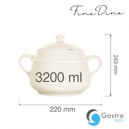 Waza do zupy Crema 3200 ml | 770764 FINE DINE 