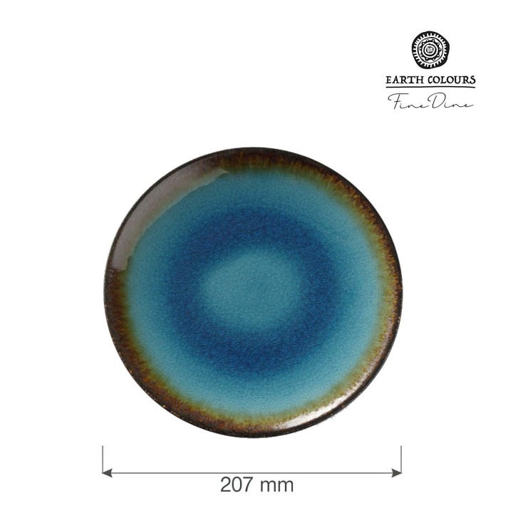 Talerz płytki Lazur 207 mm | 772829 FINE DINE