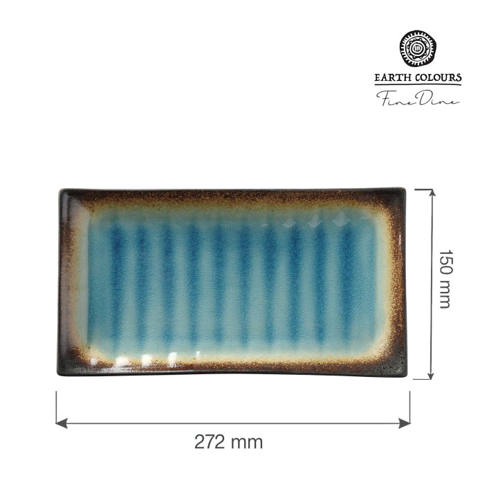 Półmisek Lazur 272x150 mm | 772867 FINE DINE