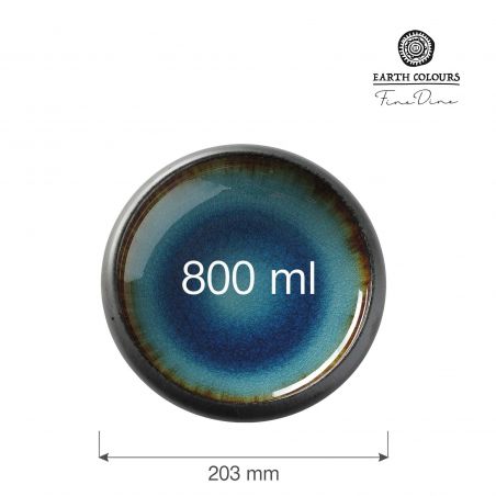 Talerz głęboki Lazur 203 mm | 772904 FINE DINE 