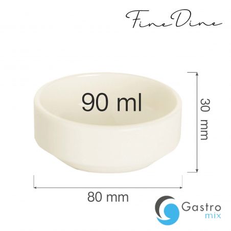 Miseczka sztaplowana Crema 90 ml | 774458 FINE DINE 