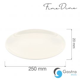 Talerz bez rantu Crema 250 mm | 774960 FINE DINE