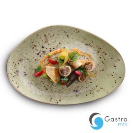  Talerz o organicznym kształcie Olive 350x210 mm  | 778036 FINE DINE