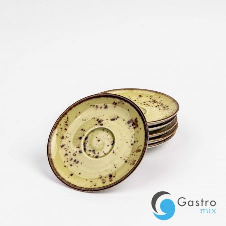 Spodek do espresso Olive 115 mm | 778074 FINE DINE 