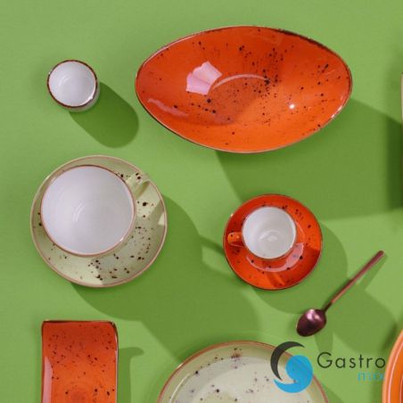 Spodek do cappuccino Olive 160 mm | 778098 FINE DINE 