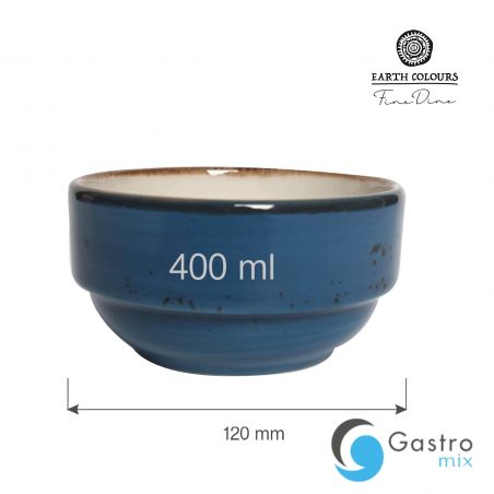 Miska sztaplowana Iris 120 mm, 400 ml | 778173 FINE DINE 