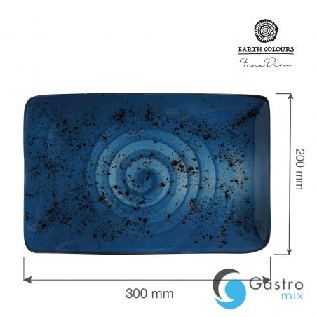 Talerz prostokątny Iris 300x200 mm | 778234 FINE DINE 
