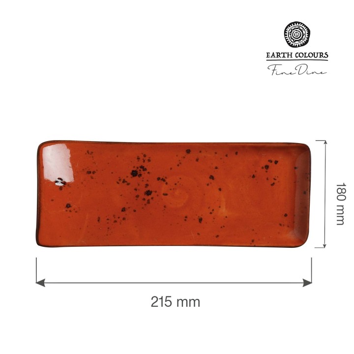 Talerz serwingowy Dahlia 215x180 mm | 778364 FINE DINE