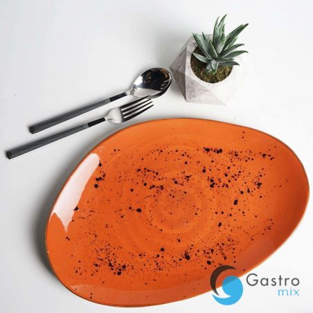 Talerz o organicznym kształcie Dahlia 350x210 mm | 778456 FINE DINE 