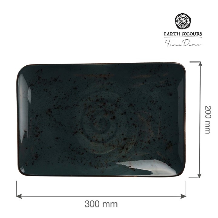Talerz prostokątny Arando 300x200 mm | 778654 FINE DINE