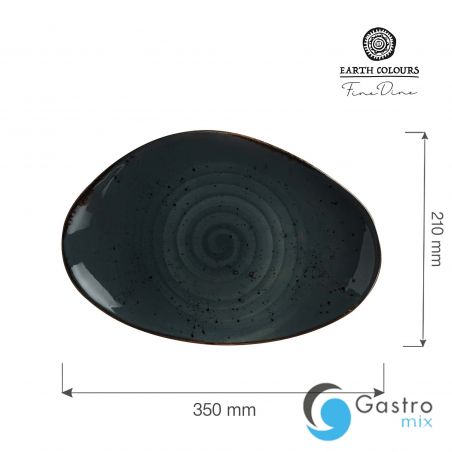 Talerz o organicznym kształcie Arando 350x210 mm | 778661 FINE DINE 