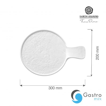 Talerz serwingowy z rączką Nordic 300x220x30 mm | 779477 FINE DINE 
