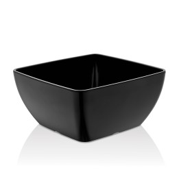 Miska kwadratowa z melaminy, czarna, 190x190x(h)90 mm | 779590 FINE DINE