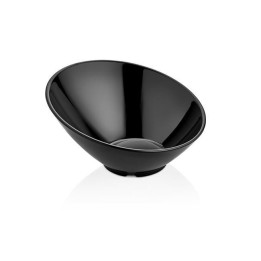 Miska skośna z melaminy, czarna, 233x(h)125 mm | 779668 FINE DINE