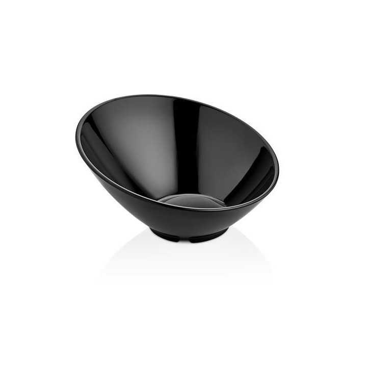 Miska skośna z melaminy, czarna, 233x(h)125 mm | 779668 FINE DINE