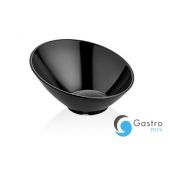Miska skośna z melaminy, czarna, 233x(h)125 mm | 779668 FINE DINE